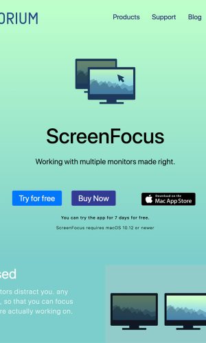 ابزار مدیریت مانیتور و طراحی سایت ScreenFocus