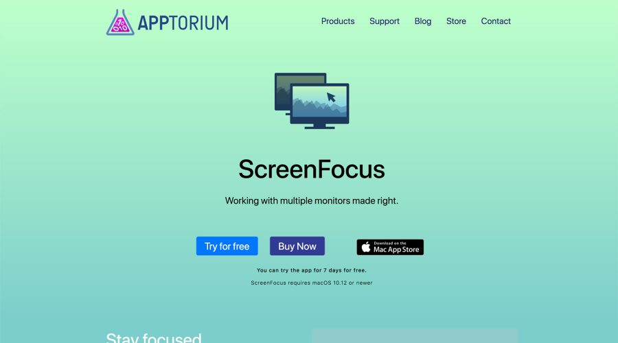 ابزار مدیریت مانیتور و طراحی سایت ScreenFocus