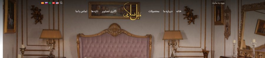 طراحی سایت مبل سلامی
