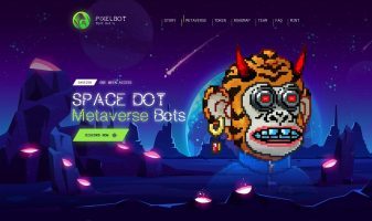 وب سایت متاورسی Pixel Bored Bot
